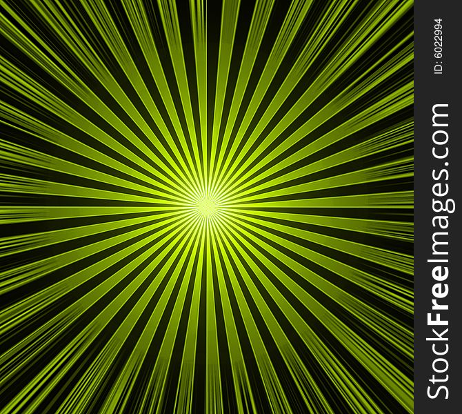 A lime green abstract design