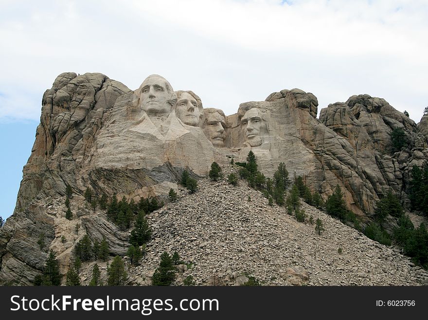 Monument of Four Presidents on Mount Rushmore