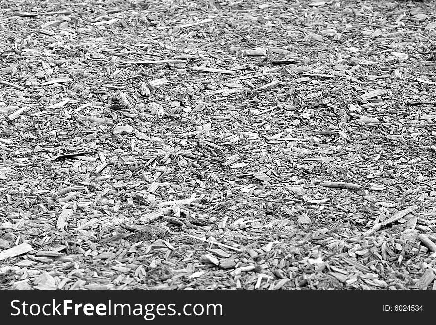 Textured background consisting of wood chip in black and white