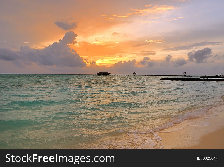 Maldivian sunrise
