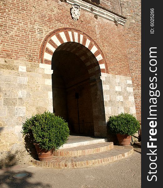 Entrance Of Montesiepi Hermitage