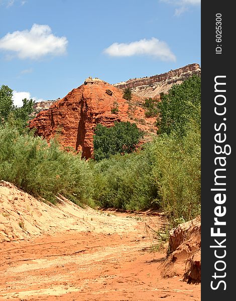 The rugged canyons of Caprock Canyon State Park in Texas