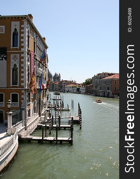 View at the Grand Canal in Venice