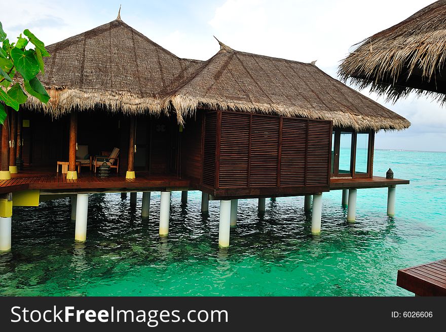 Beach Bungalow on Maldives. Luxury holidays.