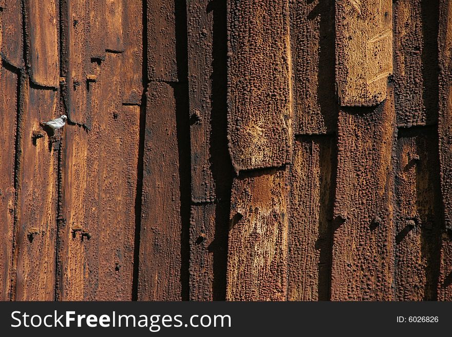 Wooden Church Wall Background