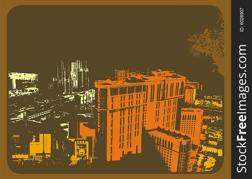 Cityscape grunge background, vector illustration series. Cityscape grunge background, vector illustration series.