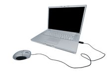Modern And Stylish Laptop Royalty Free Stock Photos Modern And Stylish Laptop Royalty Free Stock Photos