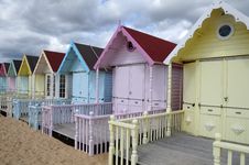 Beach Huts Royalty Free Stock Photos Beach Huts Royalty Free Stock Photos