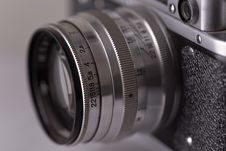 Close-up Of Retro Camera Lenses, Soft Focus Royalty Free Stock Photo