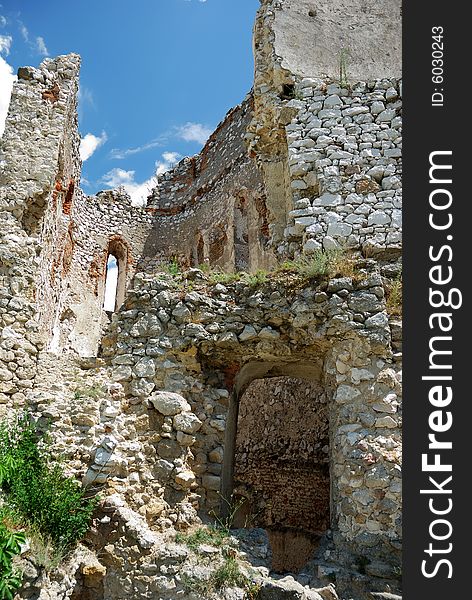 The Picture Of Cachtice Ruins