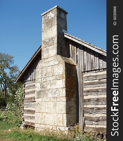 Chimney Against Blue Sky