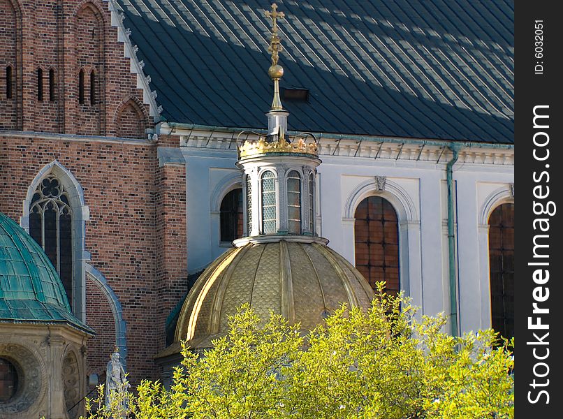 Wawel Cathedral in Krakow, Poland. Wawel Cathedral in Krakow, Poland