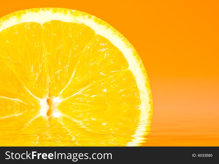Fresh Sliced Orange