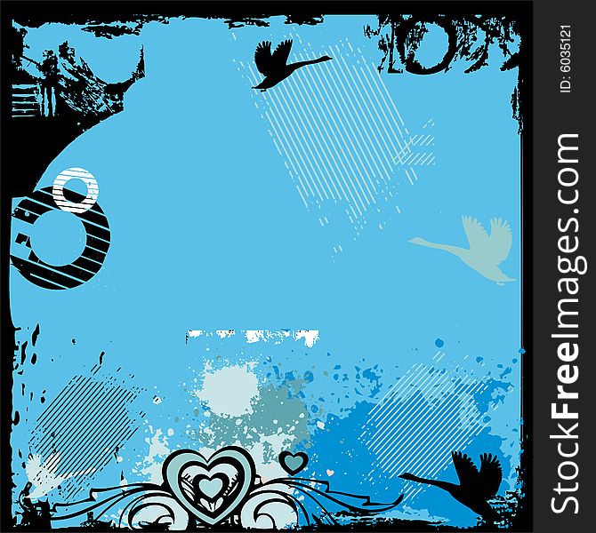 Grunge background. To see similar illustrations, please visit my gallery. Grunge background. To see similar illustrations, please visit my gallery.