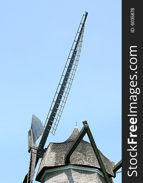 Detail of a tower mill in Copenhagen