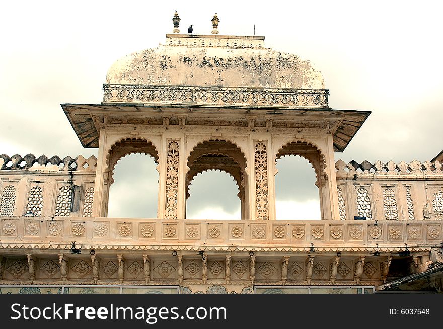 Stone Carving At City Palace, Udaipur