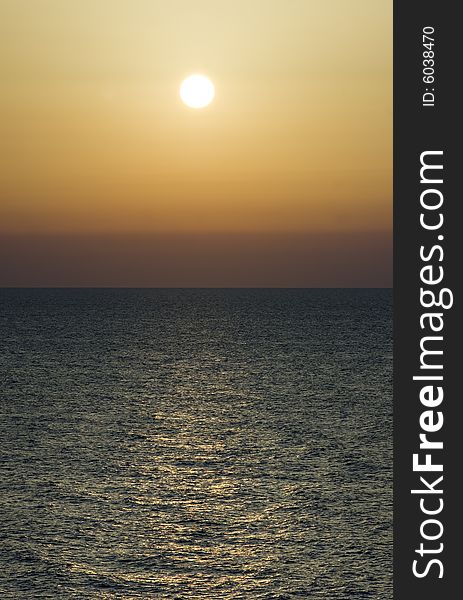 Sun rise over the Black Sea. Sun rise over the Black Sea