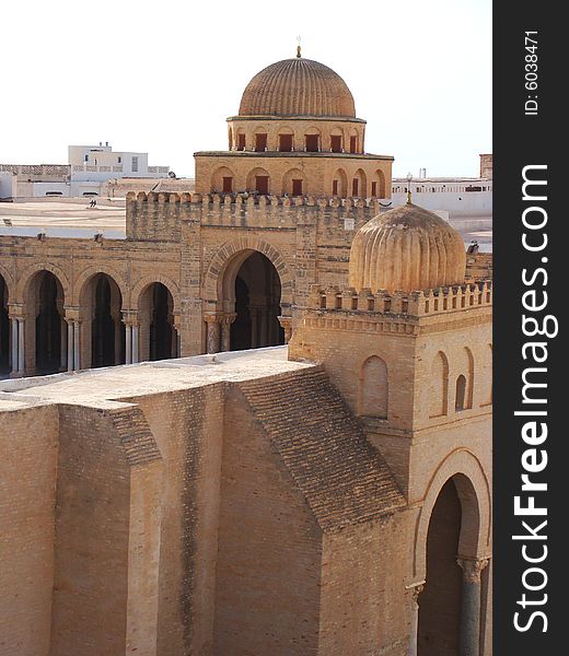 Mosque of Uqba (Great Mosque of Kairouan), Tunisia. Mosque of Uqba (Great Mosque of Kairouan), Tunisia