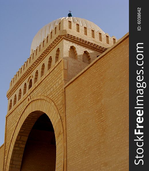 Mosque of Uqba (Great Mosque of Kairouan), Tunisia. Mosque of Uqba (Great Mosque of Kairouan), Tunisia.