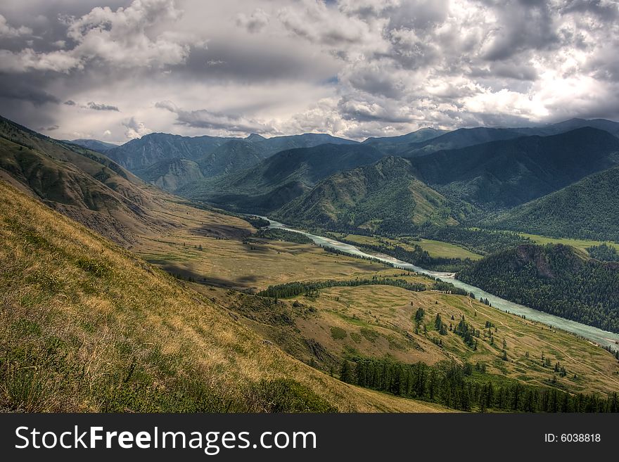 River in the mountains