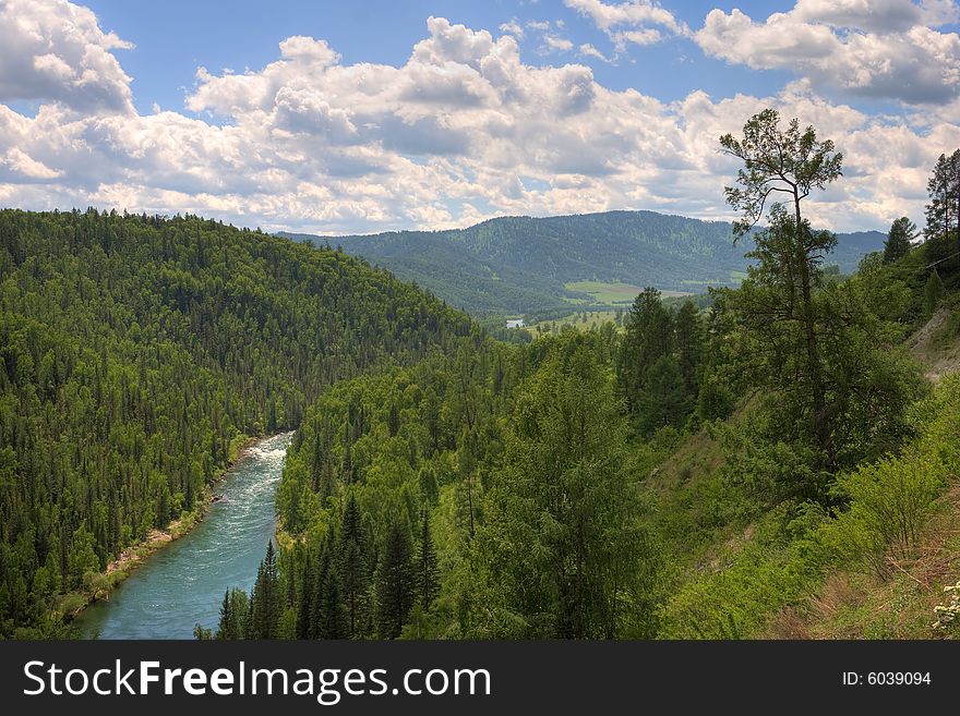 River in the mountains