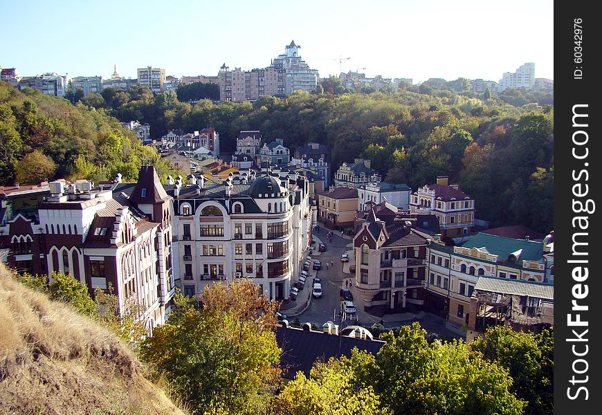 View of Kiev from a height