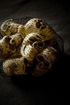 Sack Of Skulls Royalty Free Stock Photography
