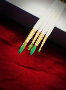 Paintbrushes Royalty Free Stock Photos Paintbrushes Royalty Free Stock Photos