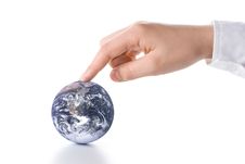 The Globe In Hands Stock Images The Globe In Hands Stock Images