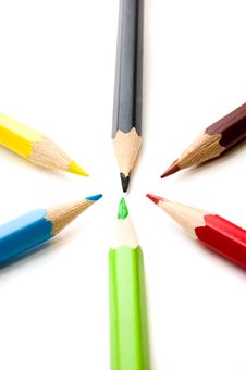 Colorful Pencils Royalty Free Stock Images Colorful Pencils Royalty Free Stock Images