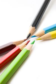 Colorful Pencils Royalty Free Stock Photos Colorful Pencils Royalty Free Stock Photos
