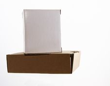 Cardboard Boxes Royalty Free Stock Photos