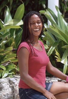 Caribbean Lady Laughing Stock Images Caribbean Lady Laughing Stock Images