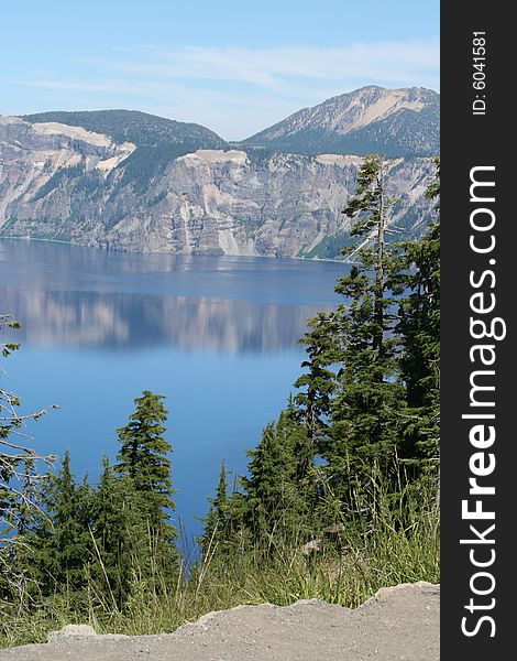 This is a photo of Crater Lake