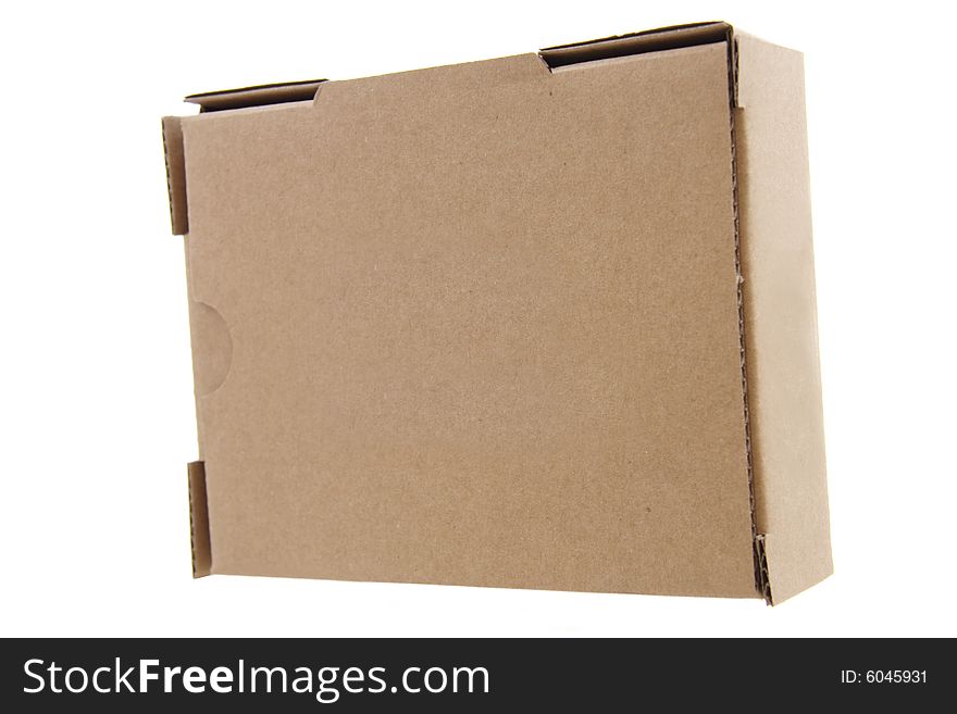 Brown cardboard box strong packaging for sending items through the post
