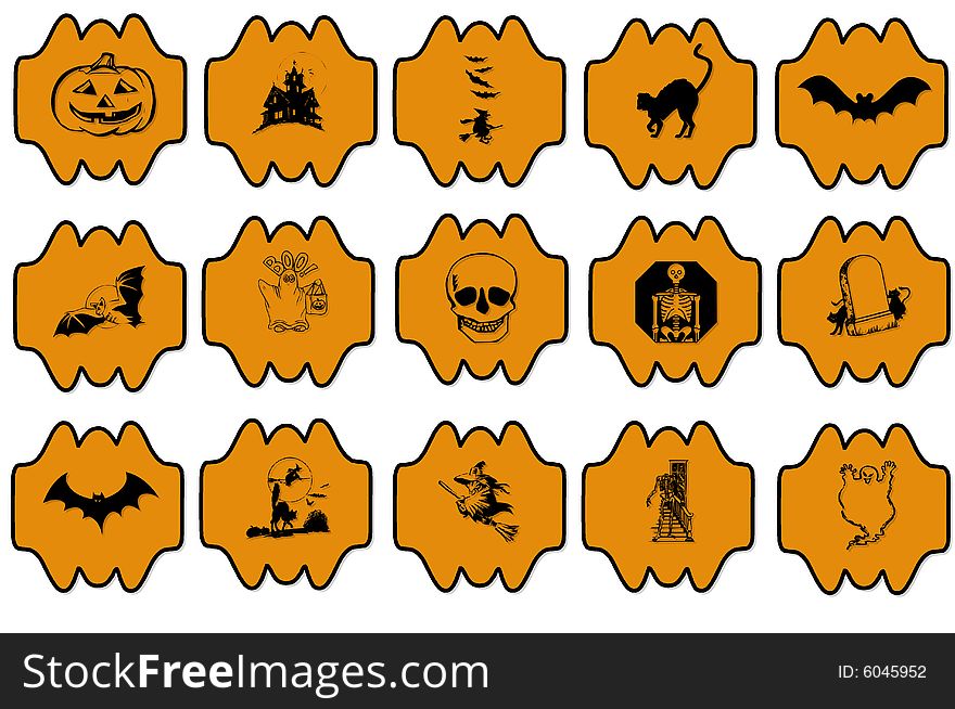 Halloween icons