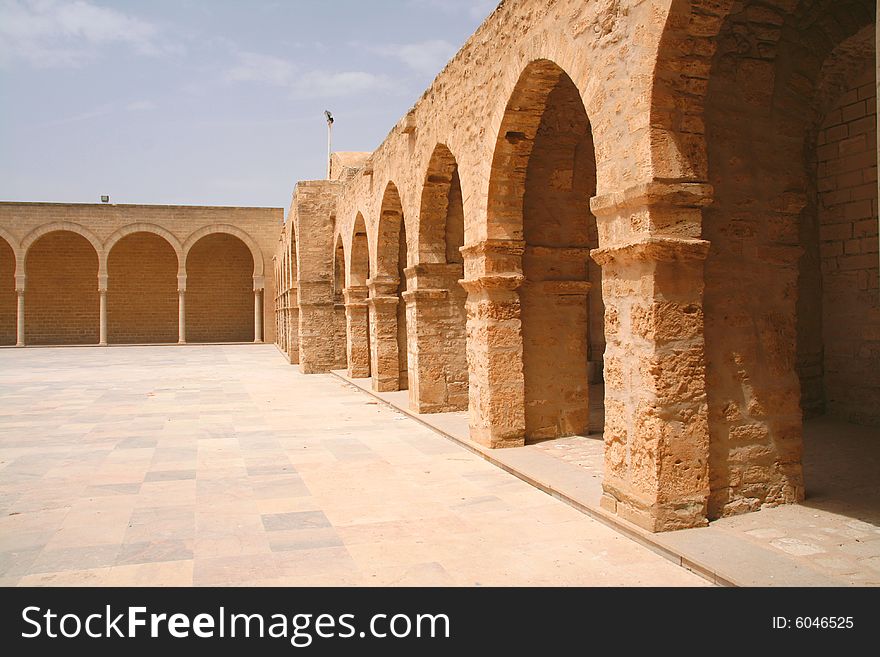 Mosque in Mahdia - town in Tunisia