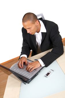Working With My Laptop Royalty Free Stock Photo Working With My Laptop Royalty Free Stock Photo