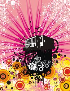 Building Silhouette Background Stock Image