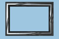 3D Picture Frame Made Of Glas Royalty Free Stock Photo
