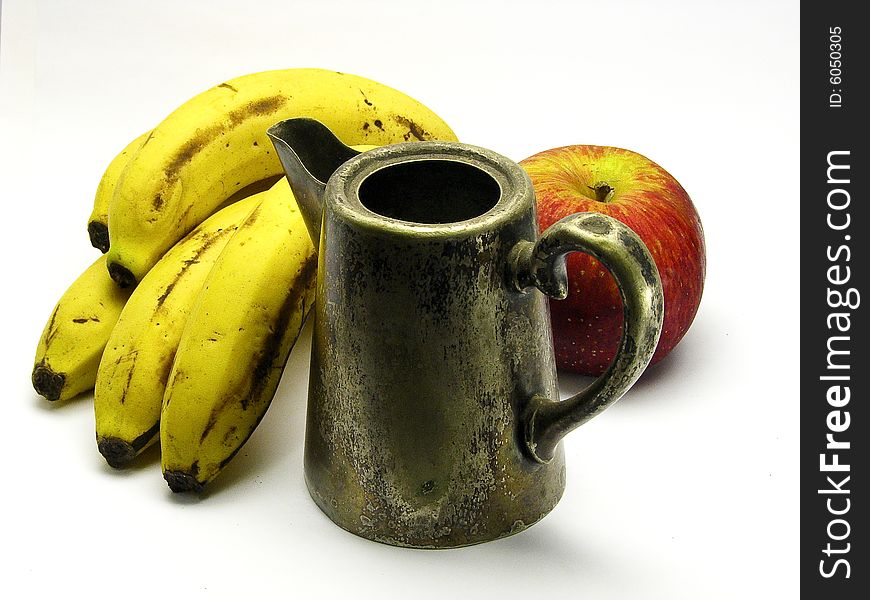 Banana, Apple And Coffee Jar