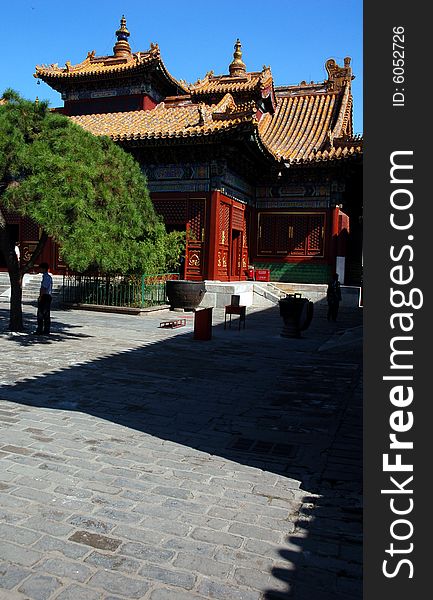 Ancient temple in Beijing,capital of china