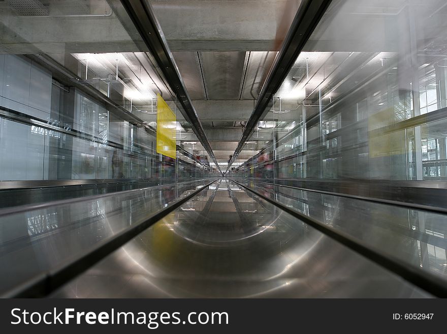 Walkway at airport