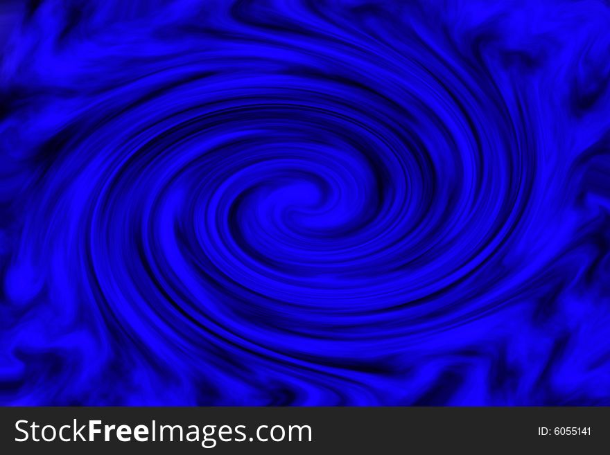 Blue swirl abstract