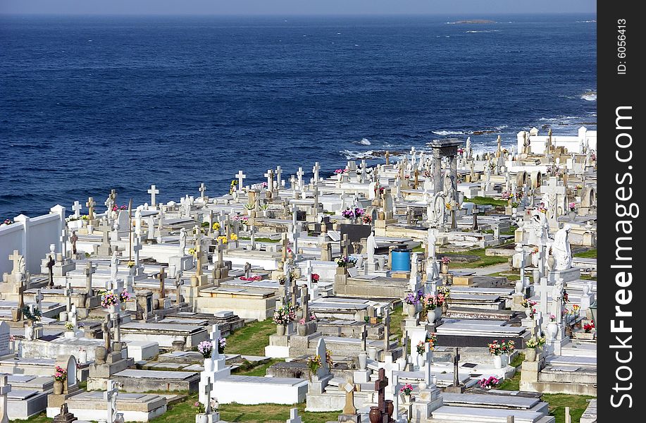 The cemetery by The Caribbean Sea in the old city of San Juan, the capital of Puerto Rico. The cemetery by The Caribbean Sea in the old city of San Juan, the capital of Puerto Rico.