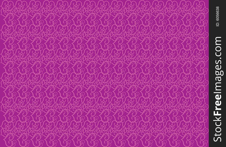 Seamless purple vintage wallpaper design