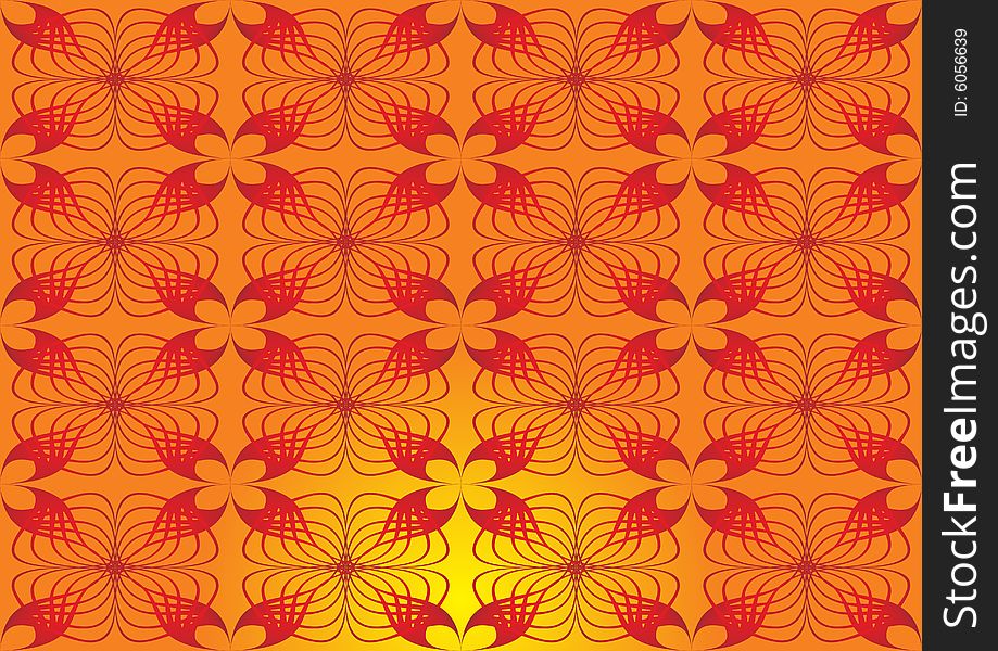 Seamless floral pattern abstract wallpaper