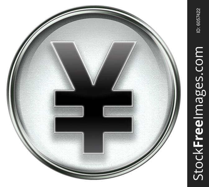 Yen icon grey
