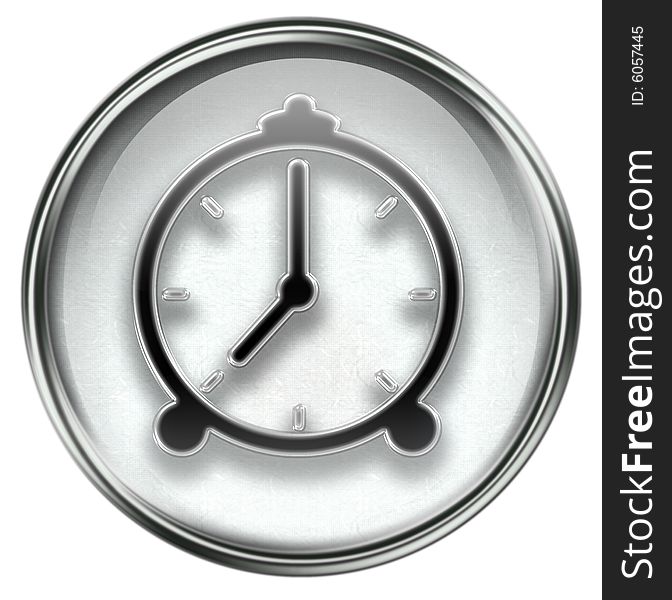 Clock icon grey
