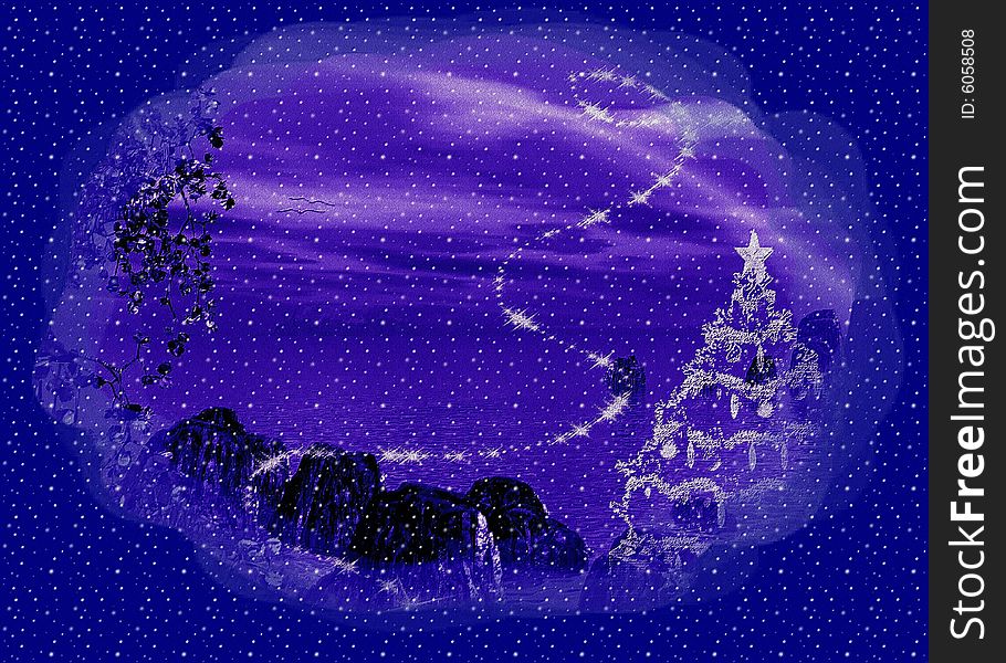 A beautiful background for Christmas. A beautiful background for Christmas